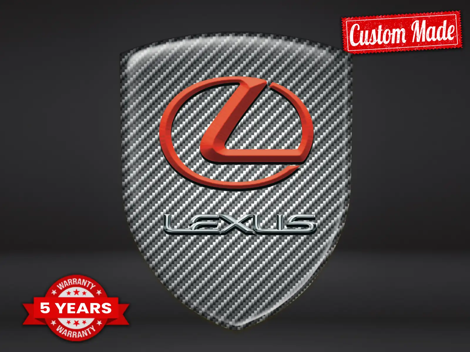 Lexus Etiqueta Impermeable Pro Máximo Duradero Estilo Moderno